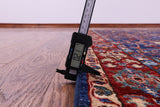 Blue Persian Fine Serapi Hand Knotted Wool Runner Rug - 3' 11" X 12' 0" - Golden Nile