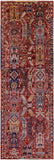 Persian Fine Serapi Hand Knotted Wool Runner Rug - 3' 11" X 12' 2" - Golden Nile