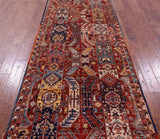 Persian Fine Serapi Hand Knotted Wool Runner Rug - 3' 11" X 12' 2" - Golden Nile