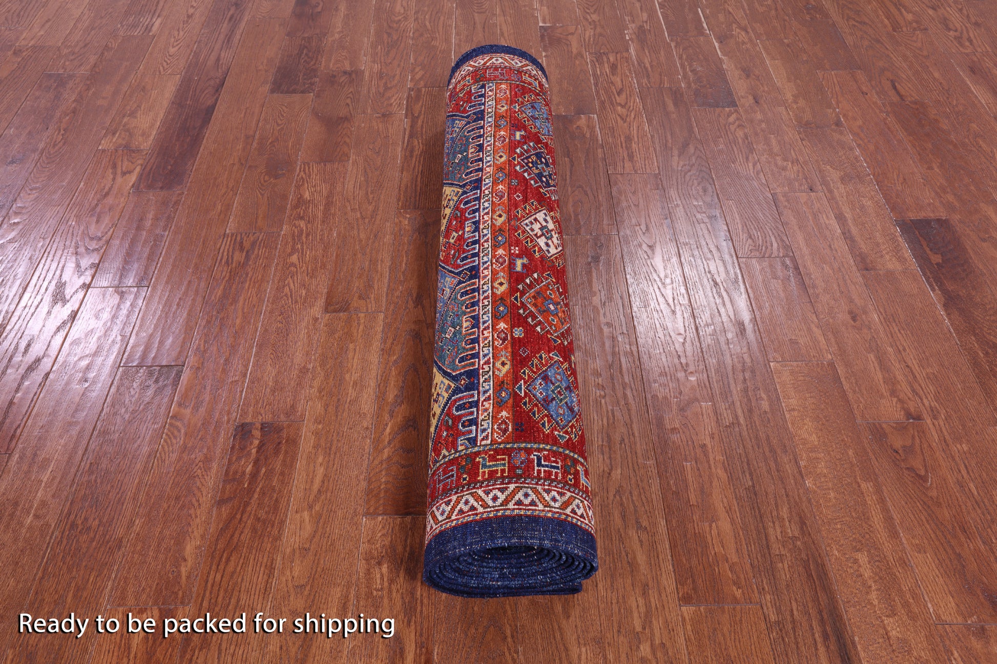 Tribal Persian Gabbeh Hand Knotted Wool Runner Rug - 4' 1" X 17' 9" - Golden Nile