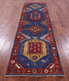 Persian Fine Serapi Handmade Wool Runner Rug - 2' 9" X 10' 0" - Golden Nile