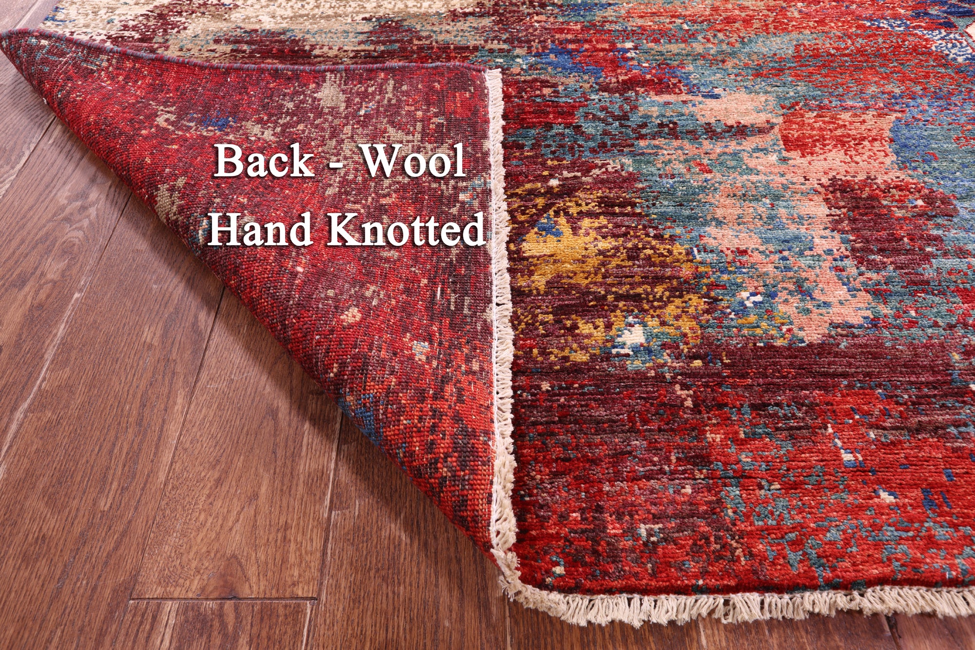 Persian Fine Serapi Hand Knotted Wool Rug - 9' 0" X 11' 10" - Golden Nile