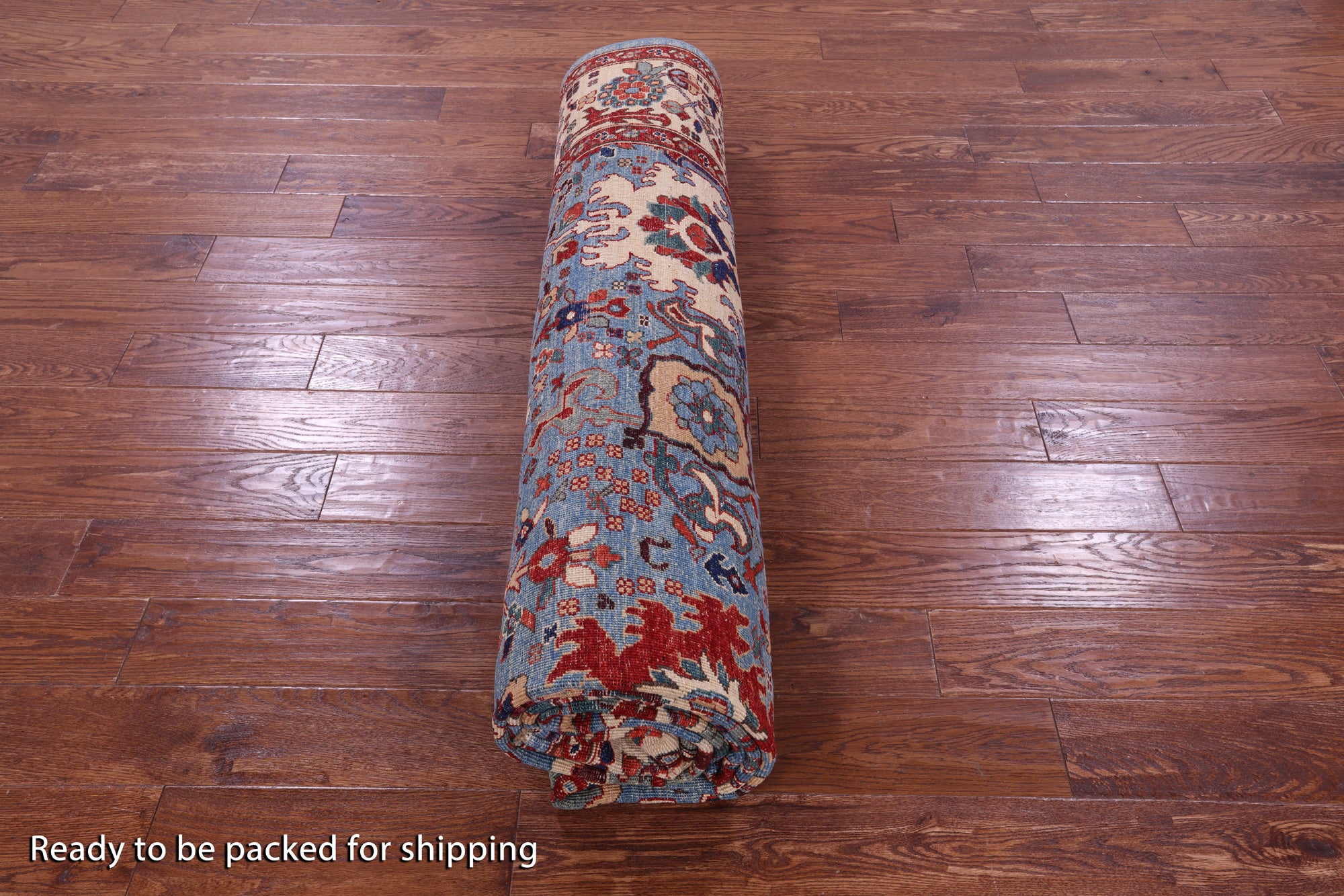 Persian Fine Serapi Handmade Wool Rug - 8' 11" X 11' 11" - Golden Nile