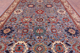 Persian Fine Serapi Handmade Wool Rug - 8' 11" X 11' 11" - Golden Nile