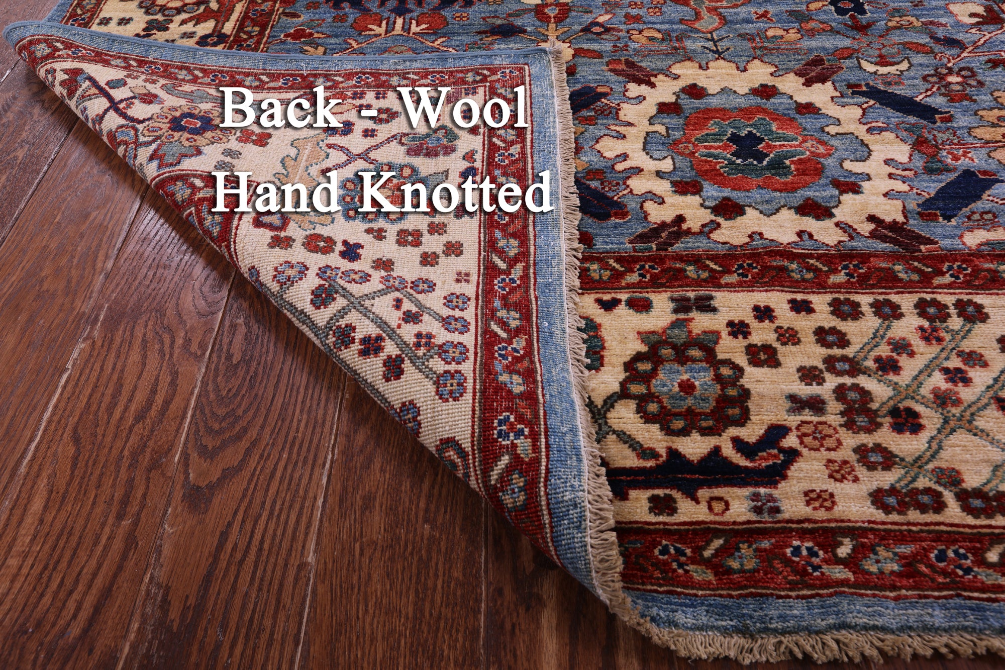 Persian Fine Serapi Handmade Wool Rug - 8' 11" X 11' 11" - Golden Nile