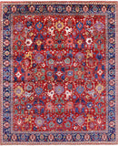 Persian Fine Serapi Hand Knotted Wool Rug - 8' 2" X 9' 10" - Golden Nile