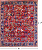 Persian Fine Serapi Hand Knotted Wool Rug - 8' 2" X 9' 10" - Golden Nile