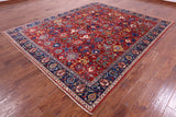 Persian Fine Serapi Hand Knotted Wool Rug - 8' 2" X 9' 10" - Golden Nile
