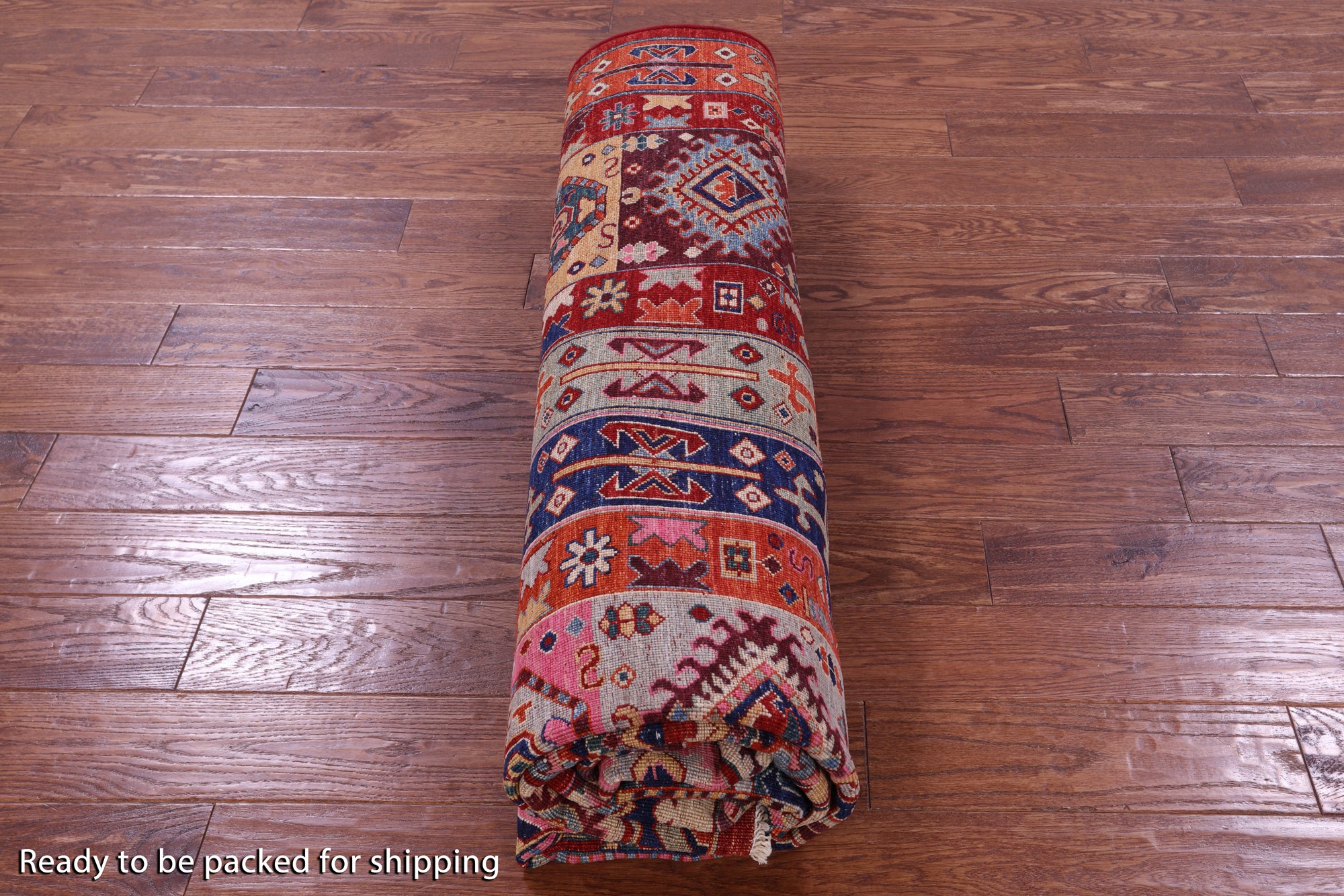 Persian Fine Serapi Hand Knotted Wool Rug - 7' 11" X 10' 0" - Golden Nile