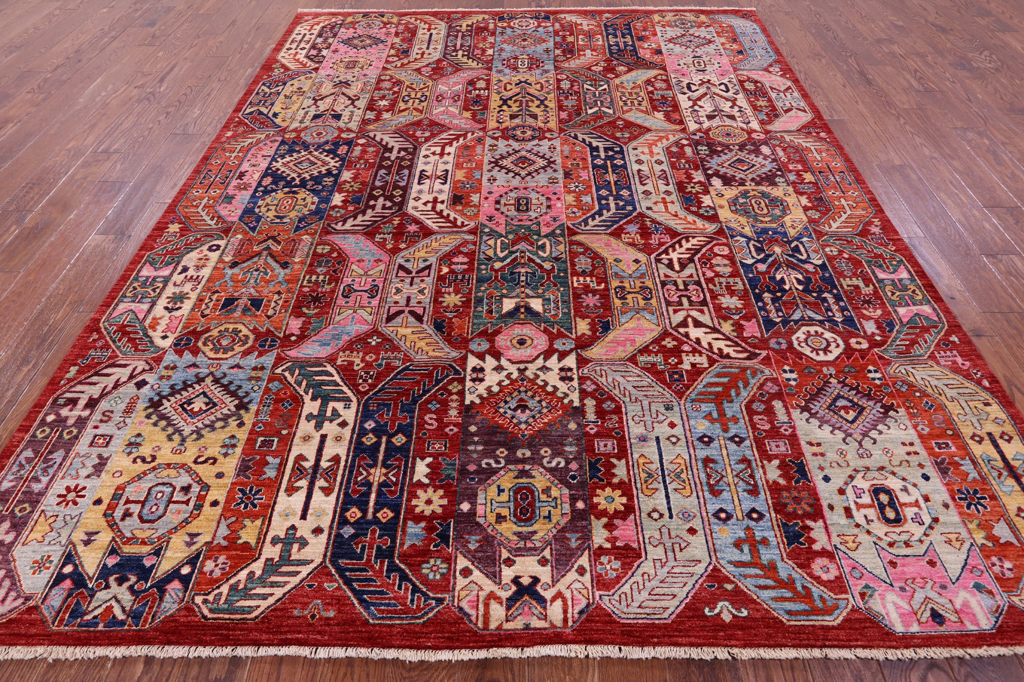 Persian Fine Serapi Hand Knotted Wool Rug - 7' 11" X 10' 0" - Golden Nile