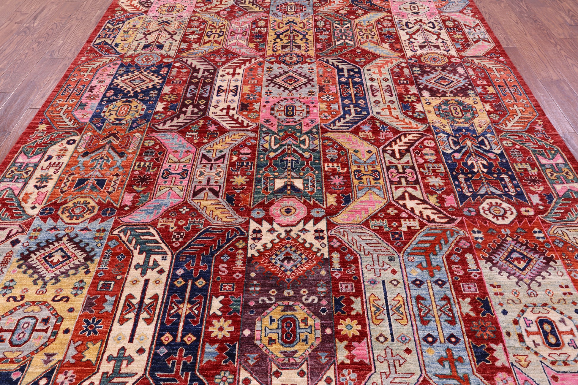 Persian Fine Serapi Hand Knotted Wool Rug - 7' 11" X 10' 0" - Golden Nile