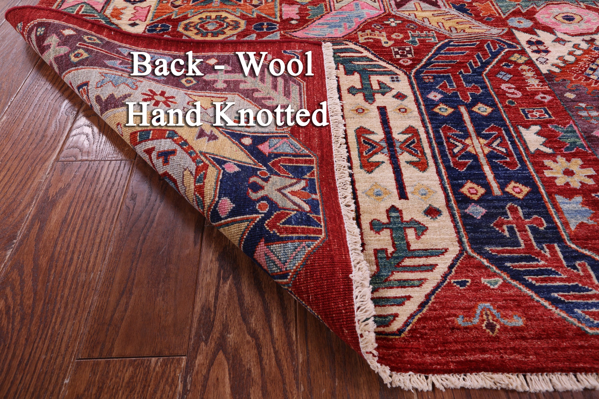 Persian Fine Serapi Hand Knotted Wool Rug - 7' 11" X 10' 0" - Golden Nile