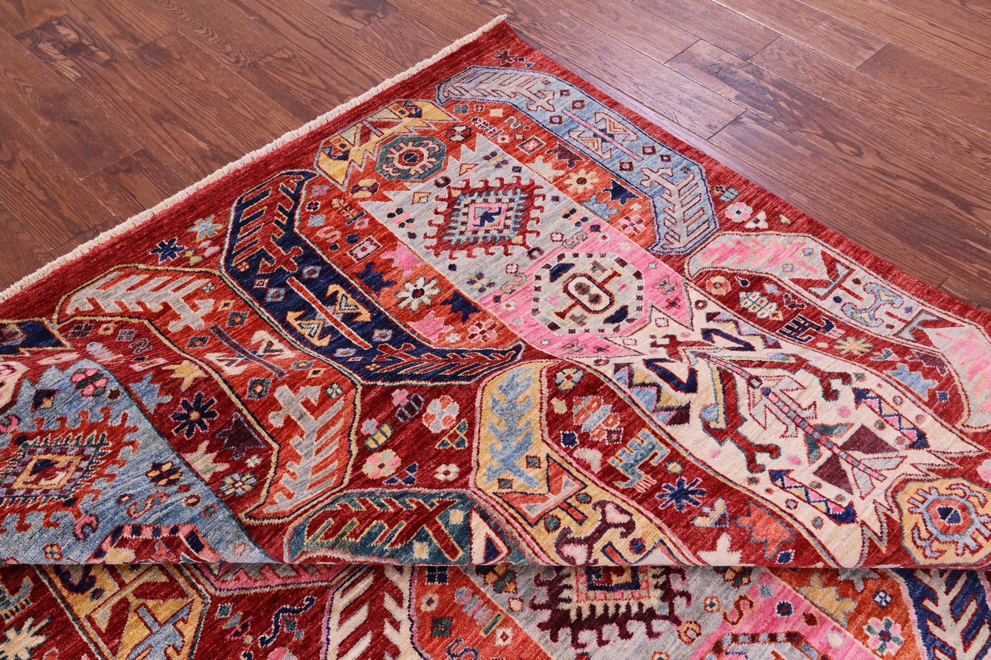 Persian Fine Serapi Hand Knotted Wool Rug - 7' 11" X 10' 0" - Golden Nile