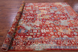 Persian Fine Serapi Hand Knotted Wool Rug - 8' 0" X 9' 9" - Golden Nile