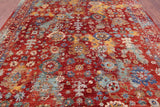 Persian Fine Serapi Hand Knotted Wool Rug - 8' 0" X 9' 9" - Golden Nile