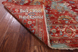 Persian Fine Serapi Hand Knotted Wool Rug - 8' 0" X 9' 9" - Golden Nile