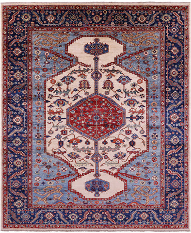 Persian Fine Serapi Handmade Wool Rug - 8' 2