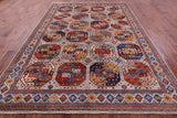 Turkmen Ersari Hand Knotted Wool Rug - 8' 1" X 11' 4" - Golden Nile