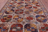 Turkmen Ersari Hand Knotted Wool Rug - 8' 1" X 11' 4" - Golden Nile