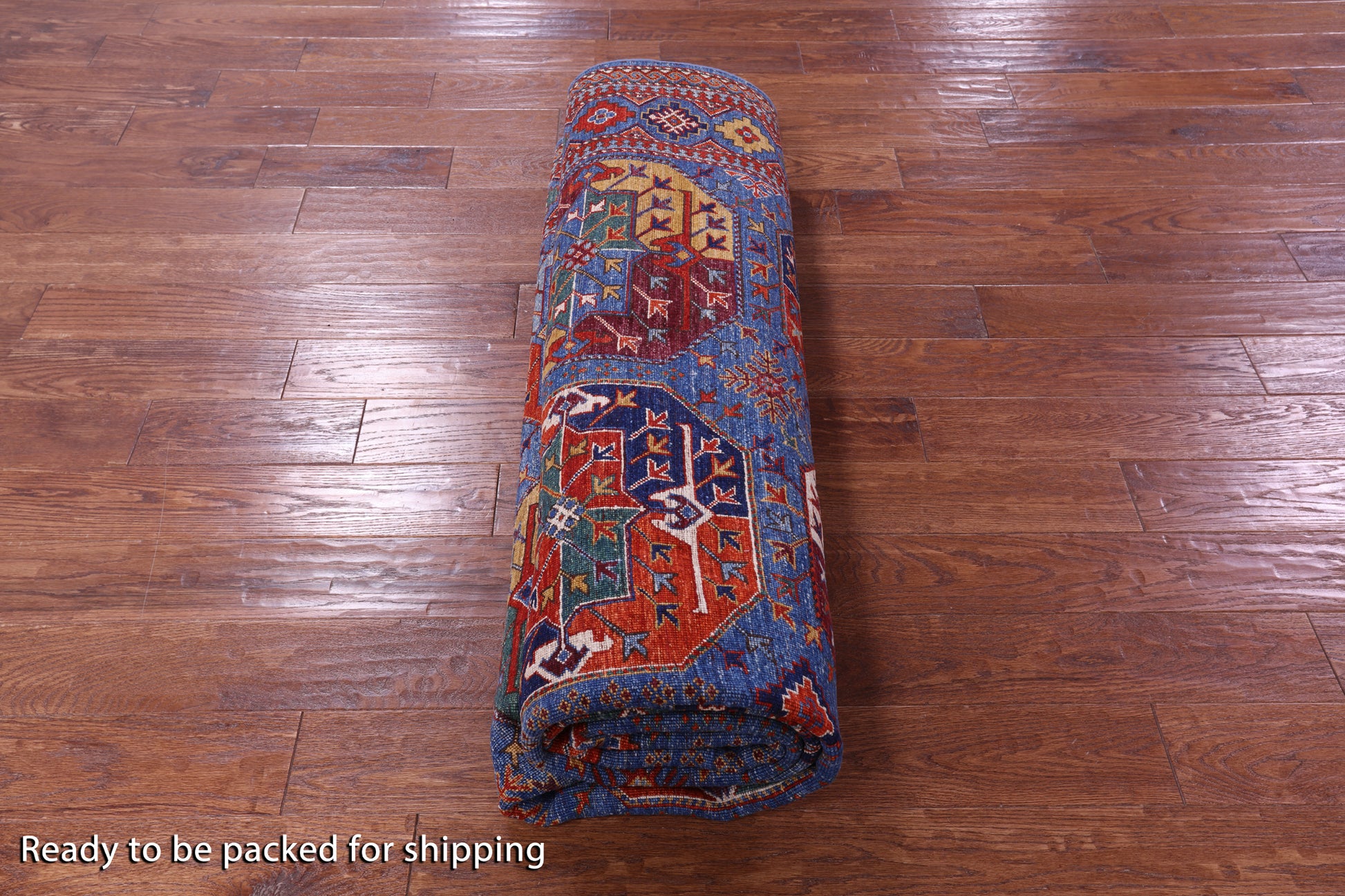 Turkmen Ersari Hand Knotted Wool Rug - 8' 2" X 9' 10" - Golden Nile