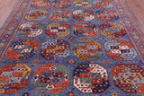 Turkmen Ersari Hand Knotted Wool Rug - 8' 2" X 9' 10" - Golden Nile
