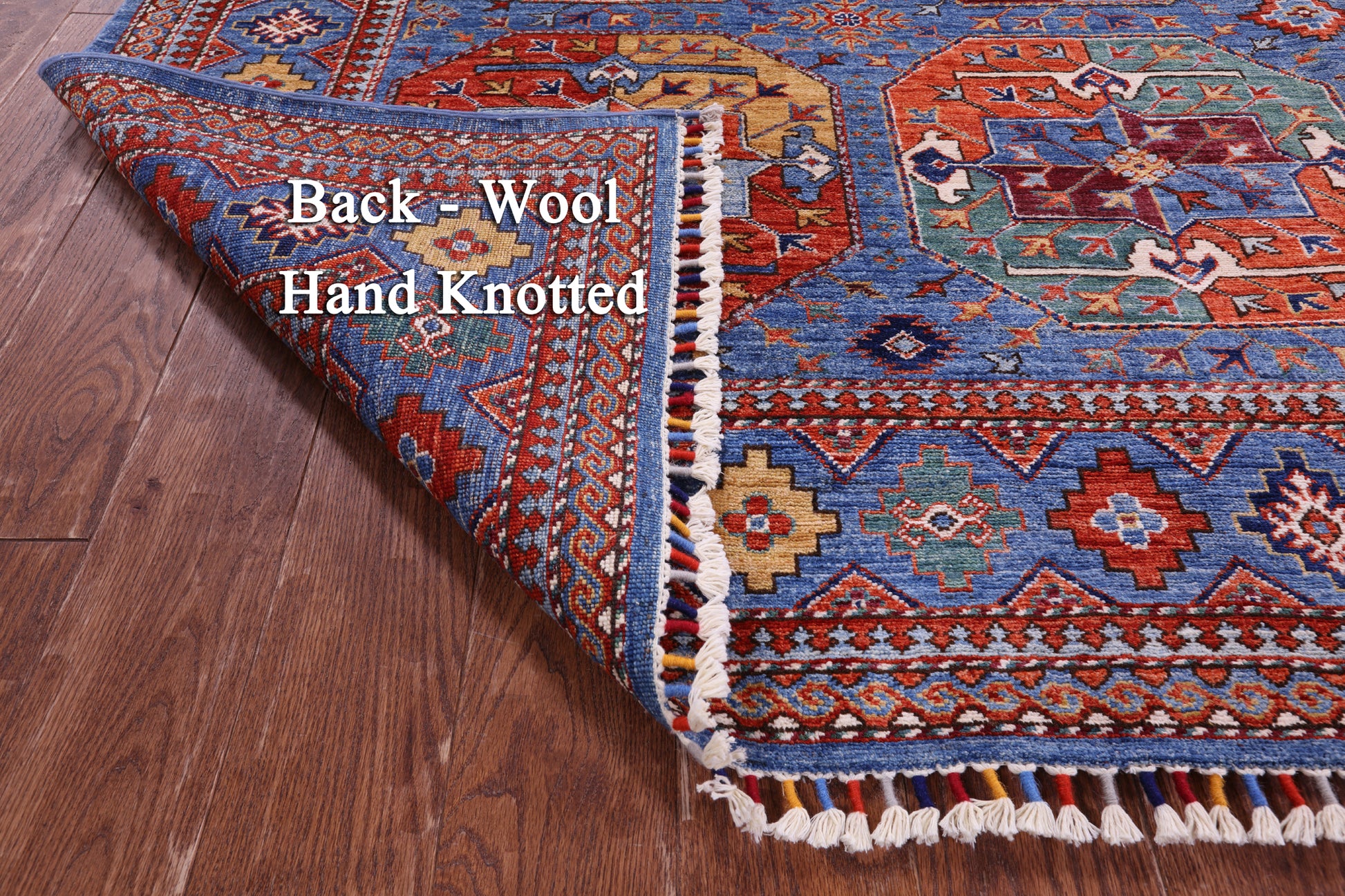 Turkmen Ersari Hand Knotted Wool Rug - 8' 2" X 9' 10" - Golden Nile