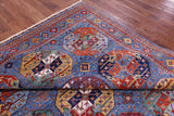 Turkmen Ersari Hand Knotted Wool Rug - 8' 2" X 9' 10" - Golden Nile