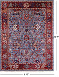Persian Fine Serapi Handmade Wool Rug - 8' 10" X 12' 1" - Golden Nile