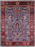 Persian Fine Serapi Handmade Wool Rug - 8' 10" X 12' 1" - Golden Nile
