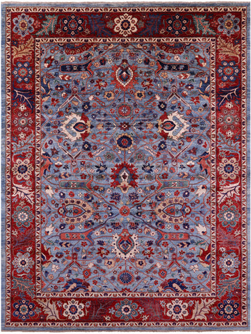 Persian Fine Serapi Handmade Wool Rug - 8' 10