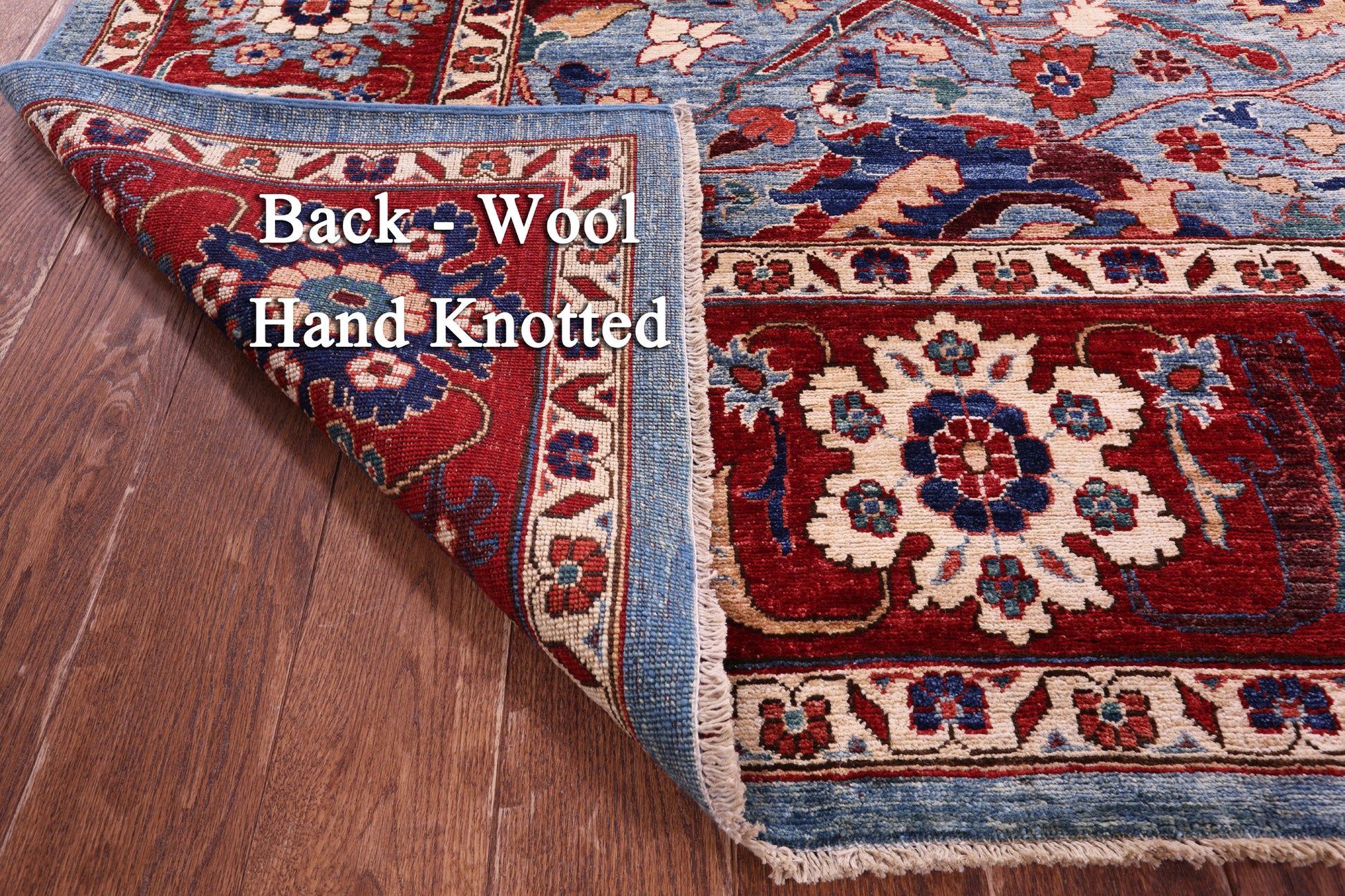 Persian Fine Serapi Handmade Wool Rug - 8' 10" X 12' 1" - Golden Nile