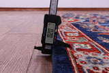 Blue Exotic Birds Persian Fine Serapi Hand Knotted Wool Rug - 8' 2" X 9' 11" - Golden Nile