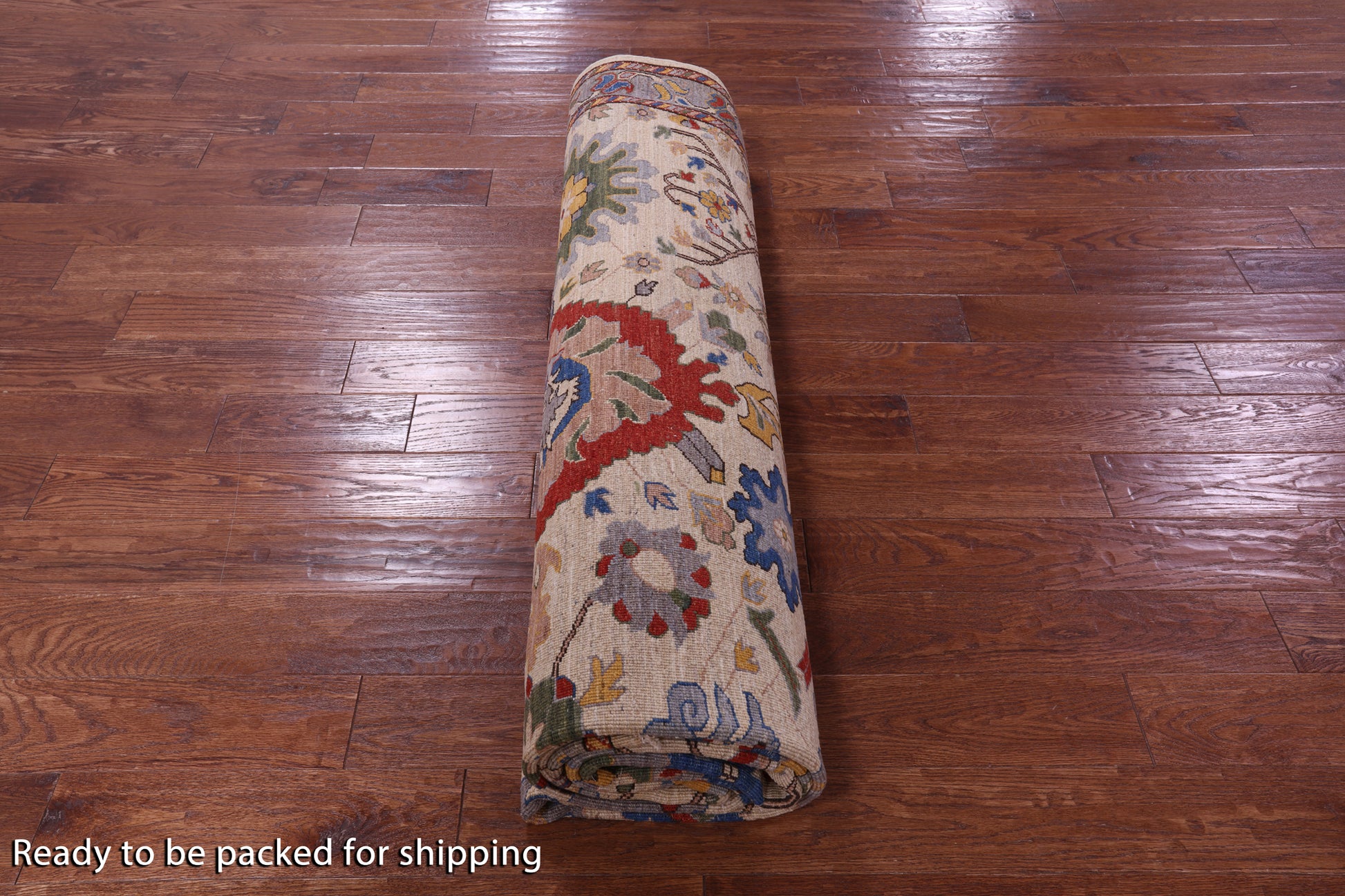 Persian Fine Serapi Handmade Wool Rug - 9' 0" X 11' 8" - Golden Nile