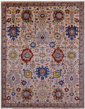 Persian Fine Serapi Handmade Wool Rug - 9' 0" X 11' 8" - Golden Nile