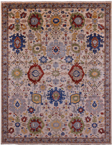 Persian Fine Serapi Handmade Wool Rug - 9' 0