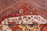 Persian Fine Serapi Hand Knotted Wool Rug - 9' 0" X 11' 9" - Golden Nile