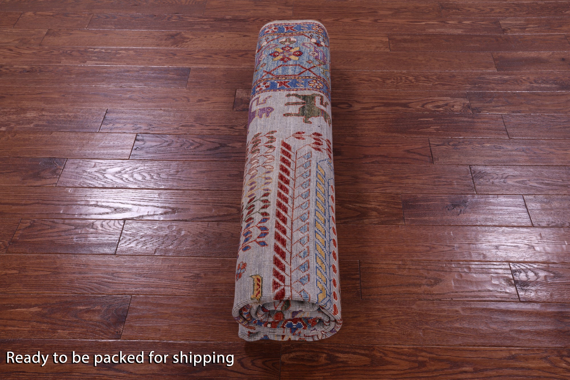 Persian Fine Serapi Handmade Wool Rug - 7' 9" X 9' 10" - Golden Nile