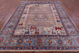 Persian Fine Serapi Handmade Wool Rug - 7' 9" X 9' 10" - Golden Nile