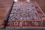 Persian Fine Serapi Hand Knotted Wool Rug - 8' 0" X 9' 9" - Golden Nile