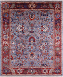 Persian Fine Serapi Hand Knotted Wool Rug - 8' 0" X 9' 9" - Golden Nile