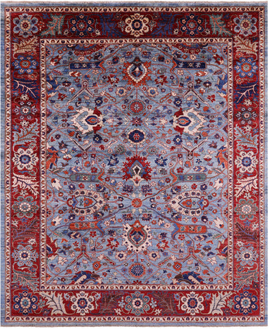 Persian Fine Serapi Hand Knotted Wool Rug - 8' 0