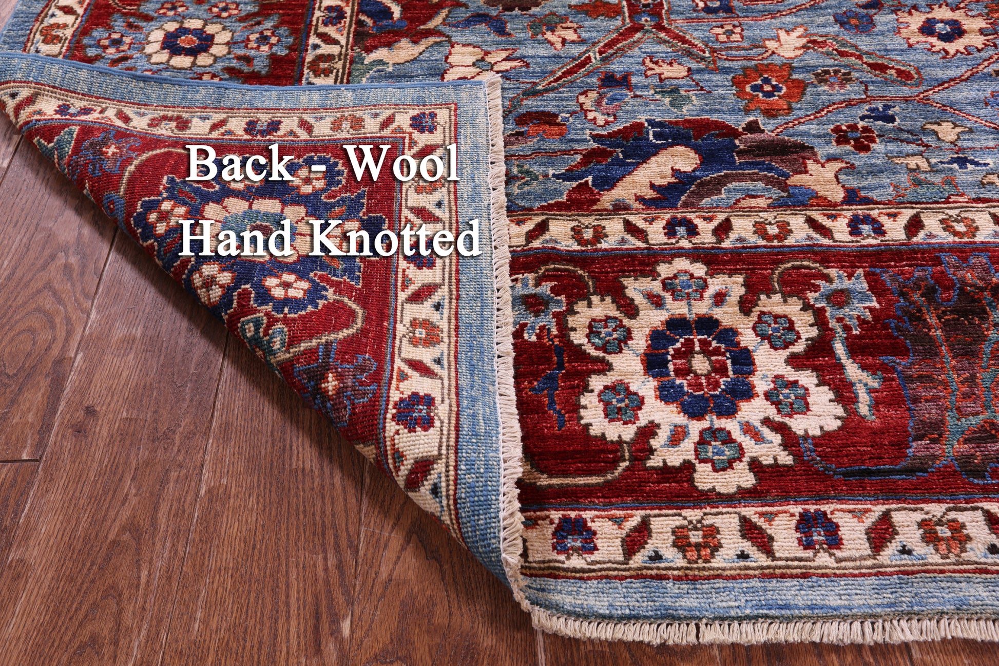 Persian Fine Serapi Hand Knotted Wool Rug - 8' 0" X 9' 9" - Golden Nile