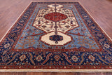 Persian Fine Serapi Hand Knotted Wool Rug - 8' 11" X 12' 0" - Golden Nile