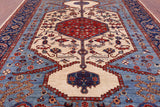 Persian Fine Serapi Hand Knotted Wool Rug - 8' 11" X 12' 0" - Golden Nile