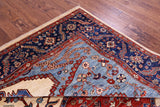 Persian Fine Serapi Hand Knotted Wool Rug - 8' 11" X 12' 0" - Golden Nile