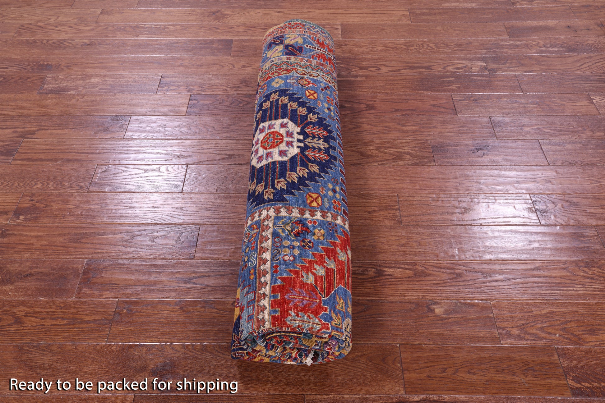 Persian Fine Serapi Hand Knotted Wool Rug - 8' 3" X 9' 9" - Golden Nile