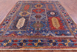 Persian Fine Serapi Hand Knotted Wool Rug - 8' 3" X 9' 9" - Golden Nile