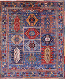 Persian Fine Serapi Hand Knotted Wool Rug - 8' 3" X 9' 9" - Golden Nile