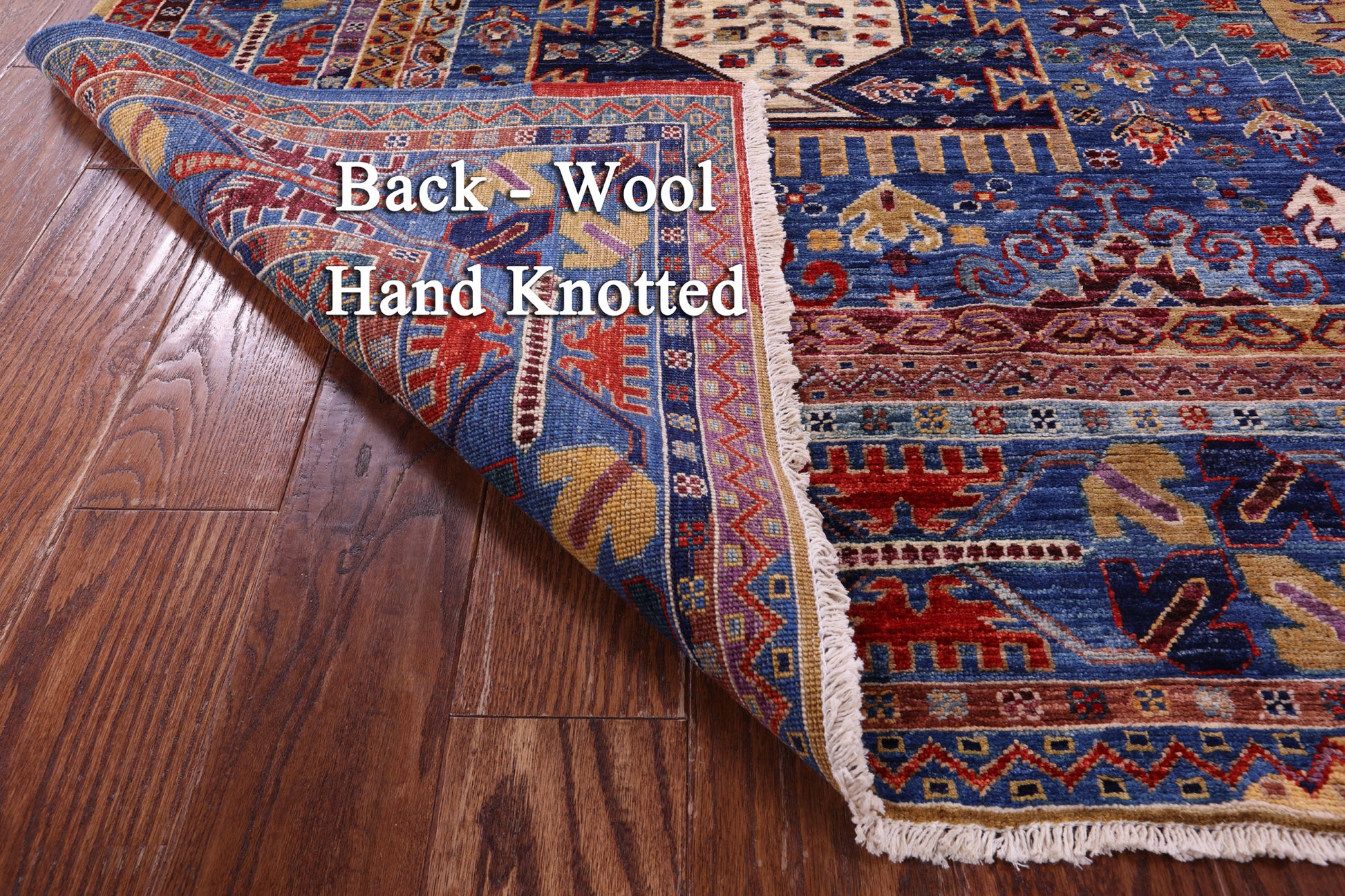 Persian Fine Serapi Hand Knotted Wool Rug - 8' 3" X 9' 9" - Golden Nile