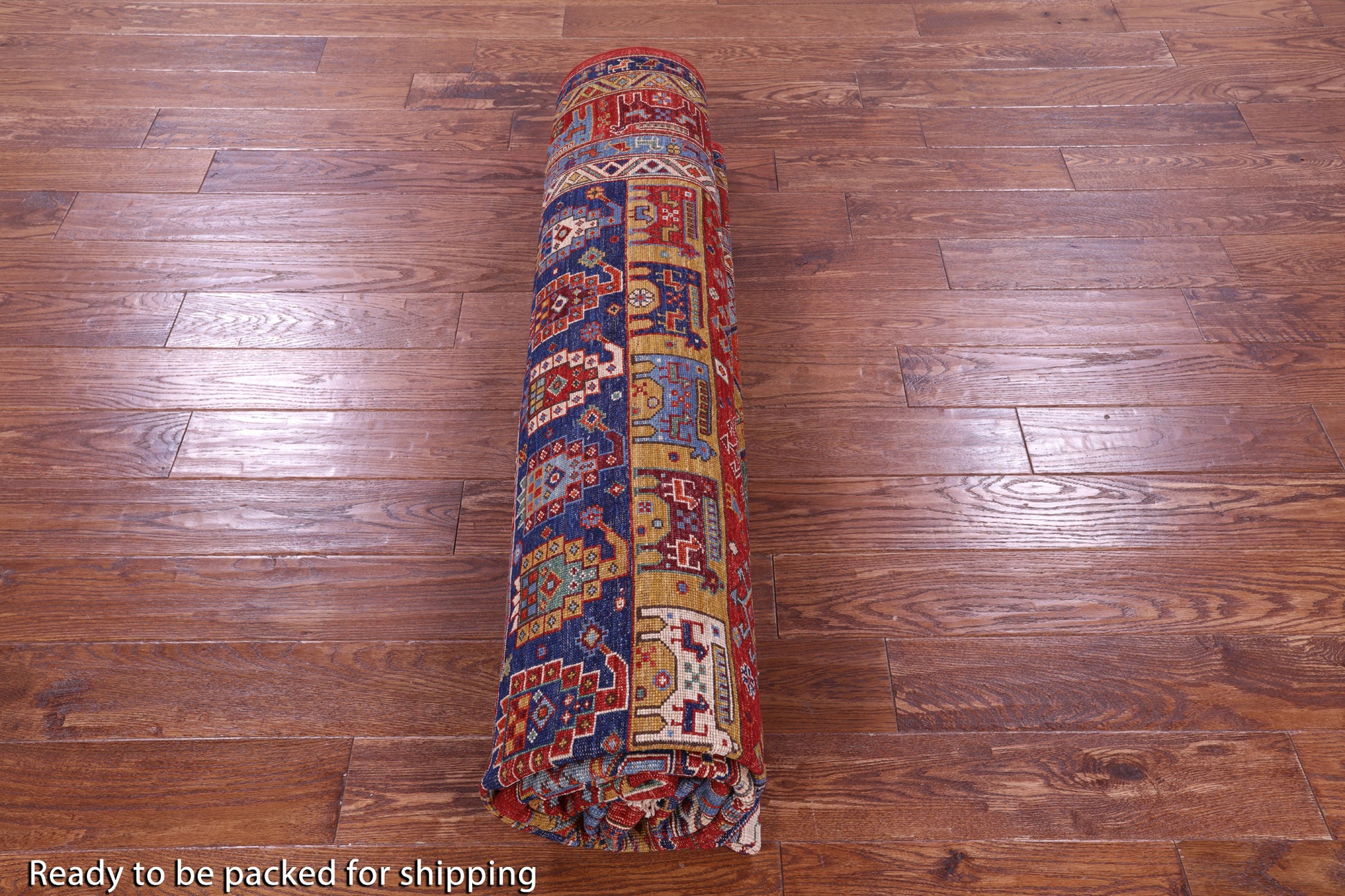 Tribal Persian Gabbeh Hand Knotted Wool Rug - 8' 1" X 10' 0" - Golden Nile